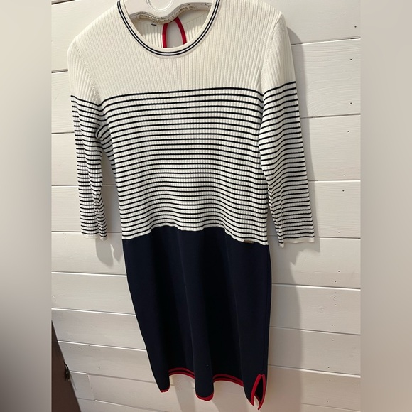 💙SAINT JAMES Dress – Navy & White – Size 12 (US) - Picture 5 of 14